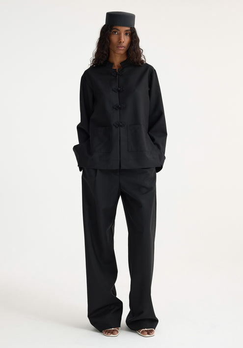 Mandarin jacket | black