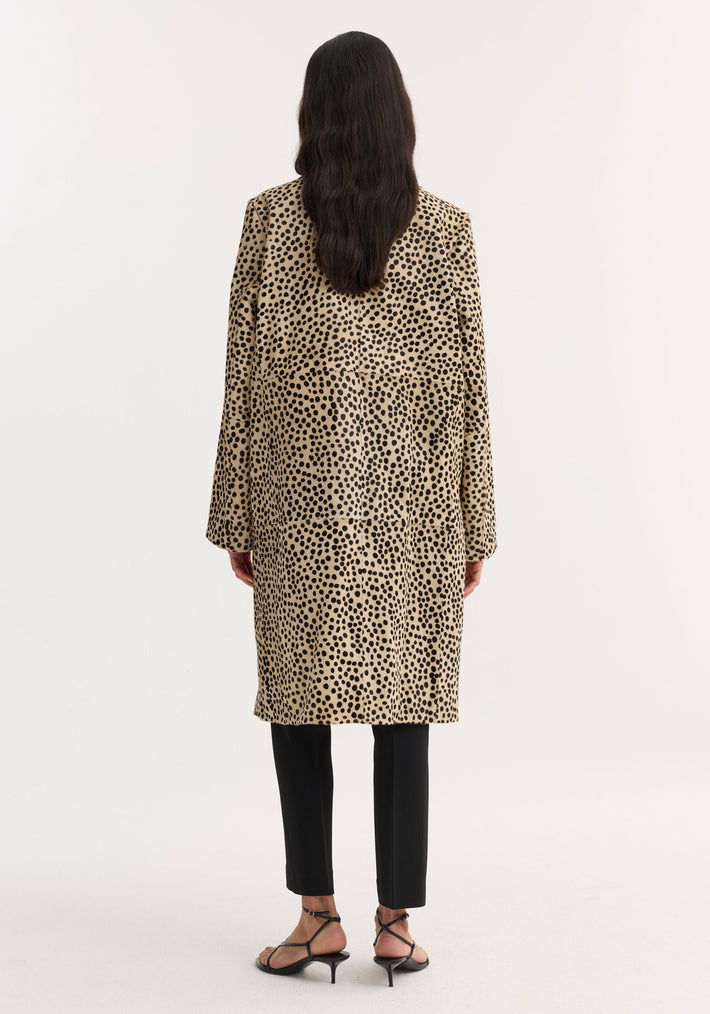 Pony hair coat | cheetah