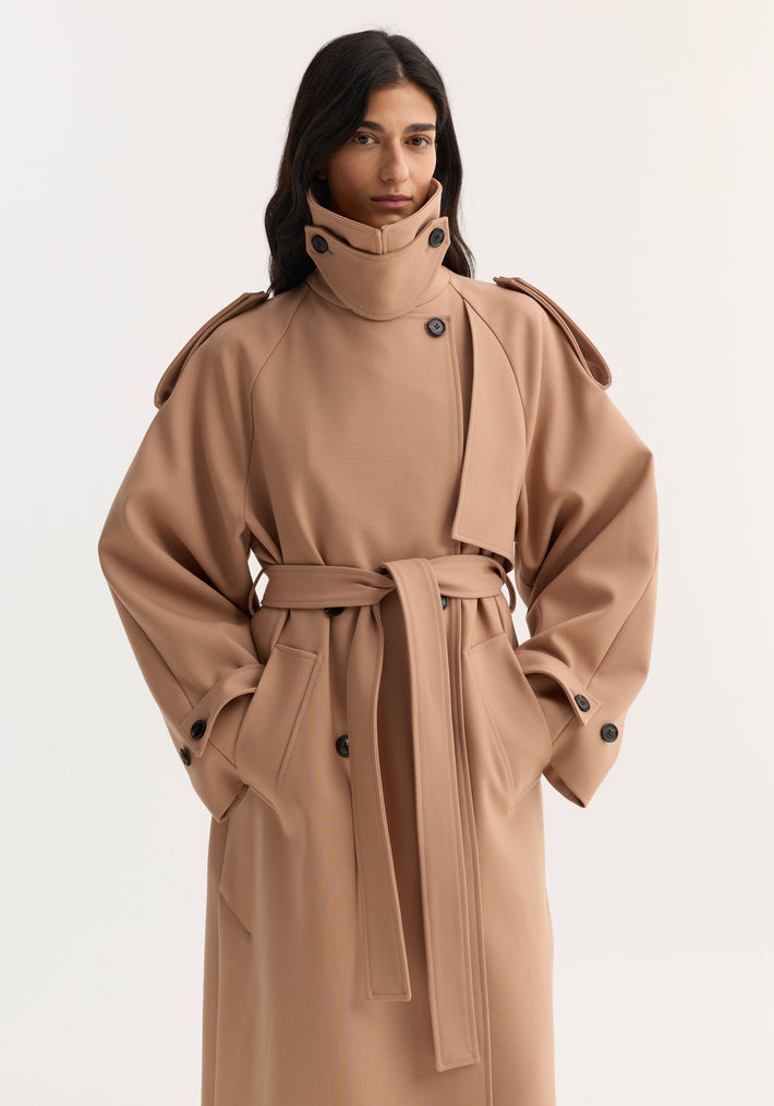 Oversized classic trench | powder