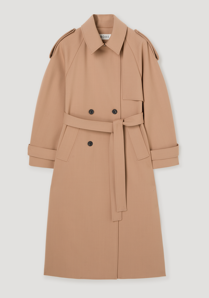 Oversized classic trench | powder