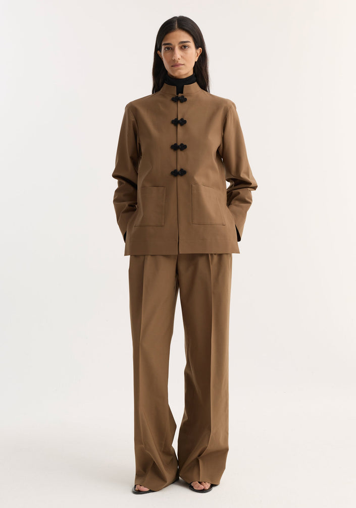 Mandarin Jacket | mocha