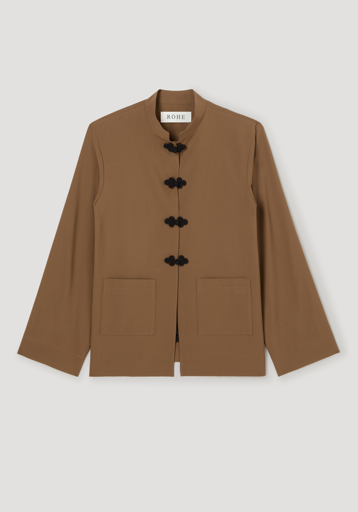 Pankou closure jacket | mocha