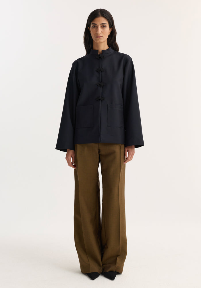 Pankou closure jacket | navy