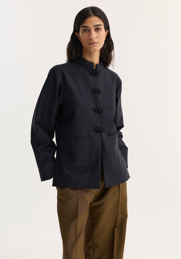 Pankou closure jacket | navy