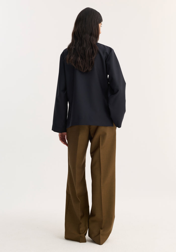 Pankou closure jacket | navy