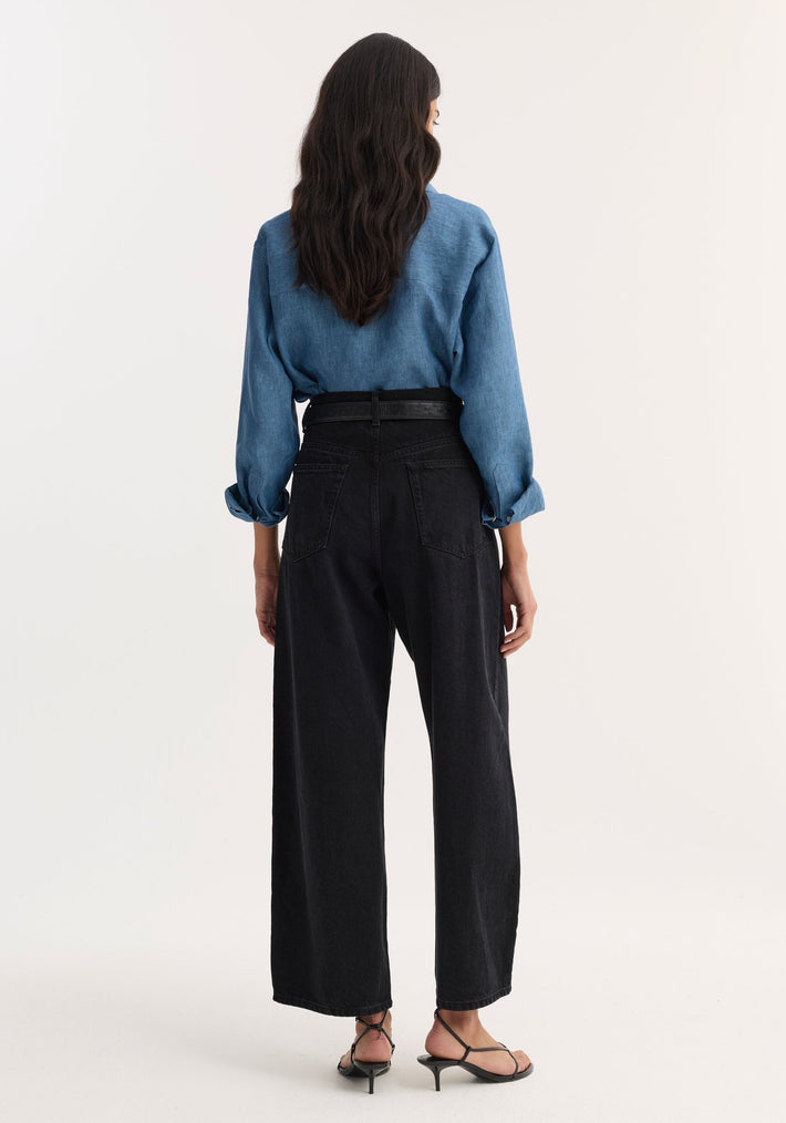 Classic chambray shirt | ocean blue