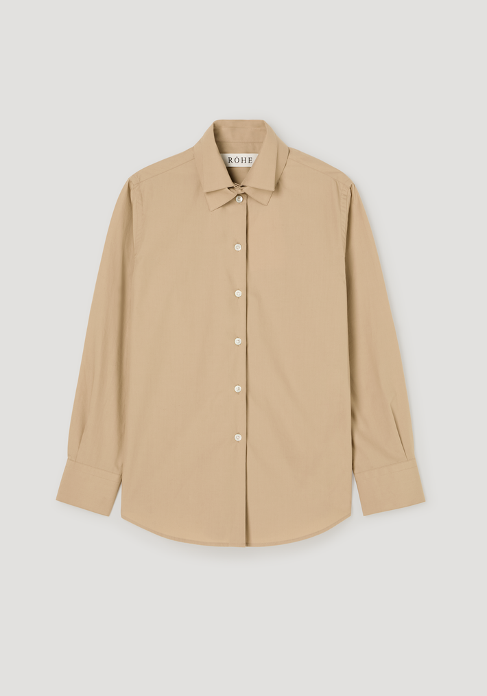Double collar shirt | wheat