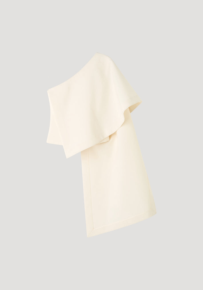 Draped cape top | cream