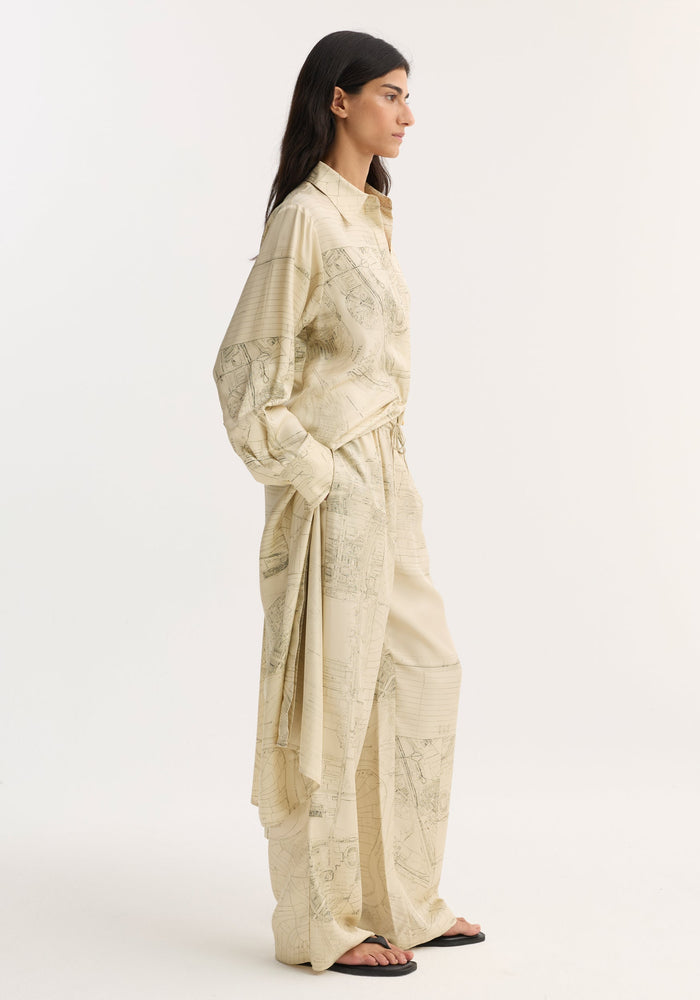 Wide leg silk trousers | Amsterdam