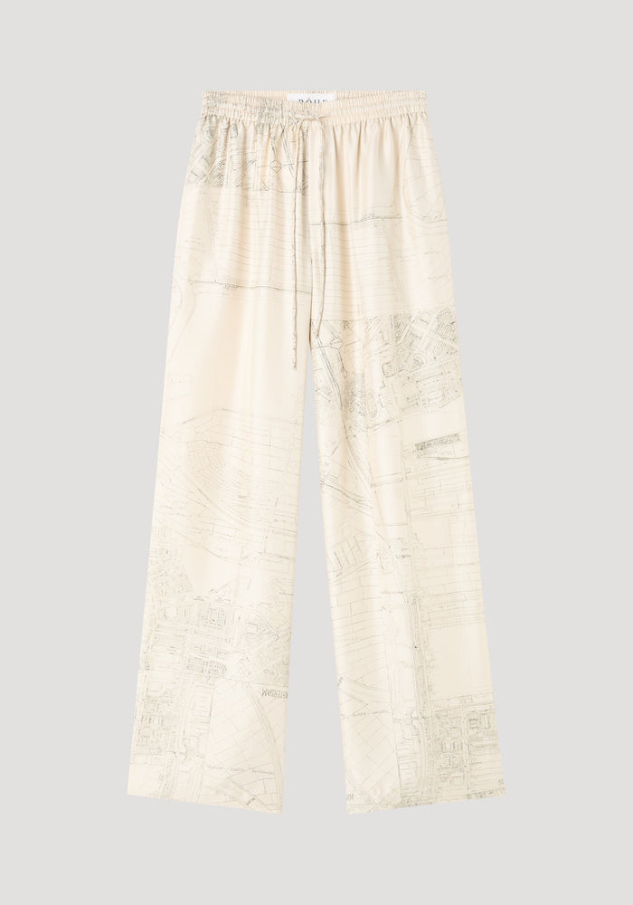 Wide leg silk trousers | Amsterdam
