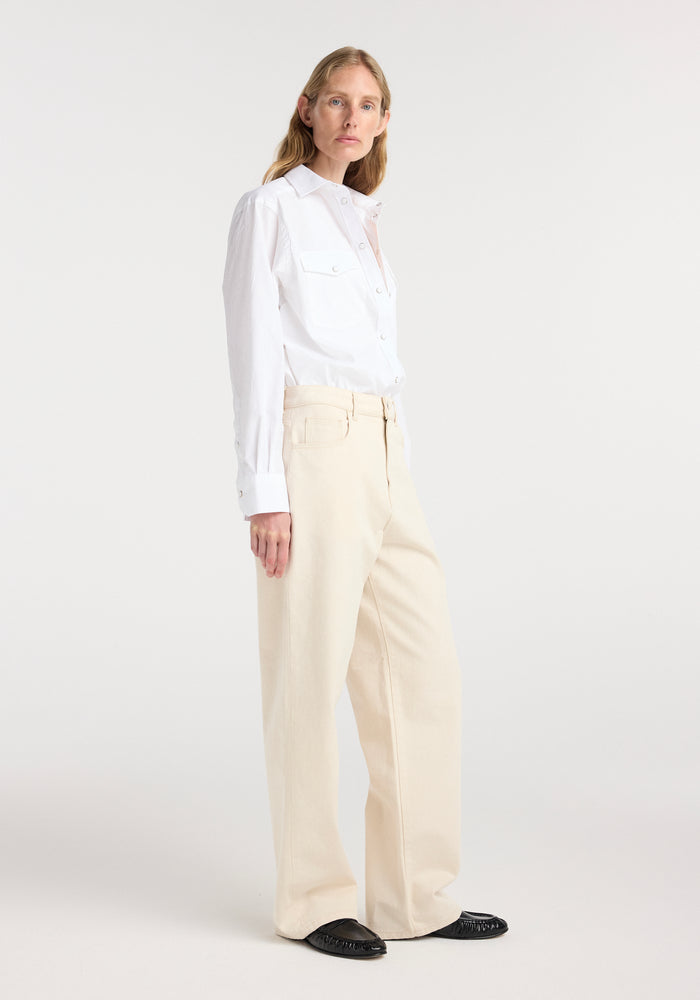 Bruun - Signature baggy denim | ecru