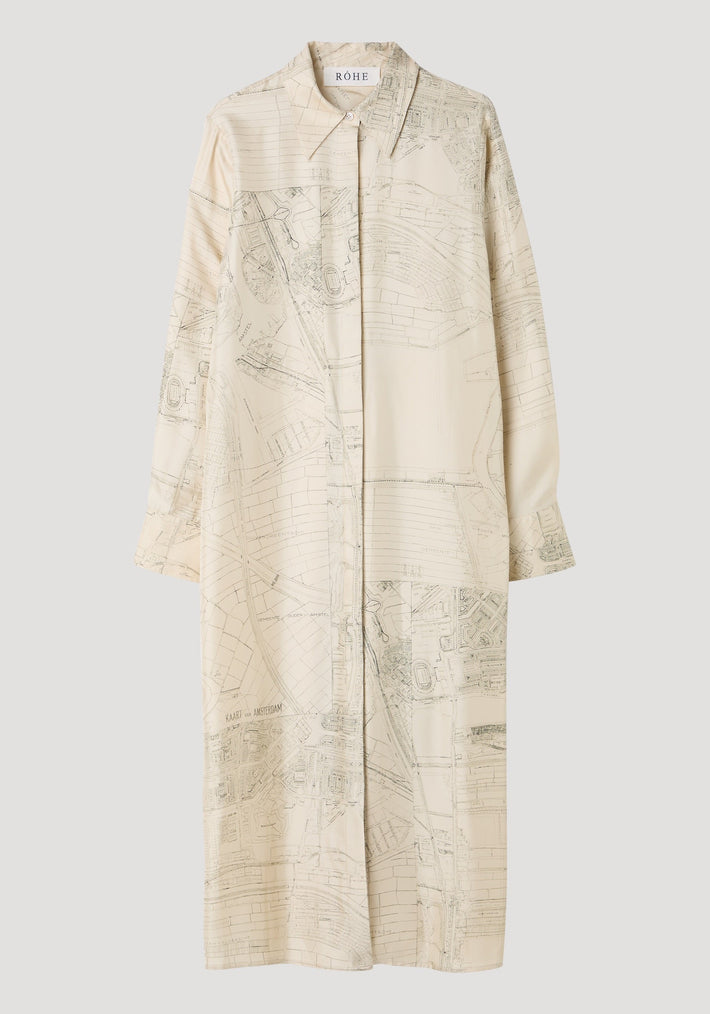 Silk open back wrap dress | Amsterdam