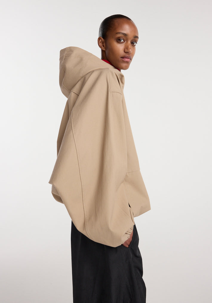 Hooded anorak | beige