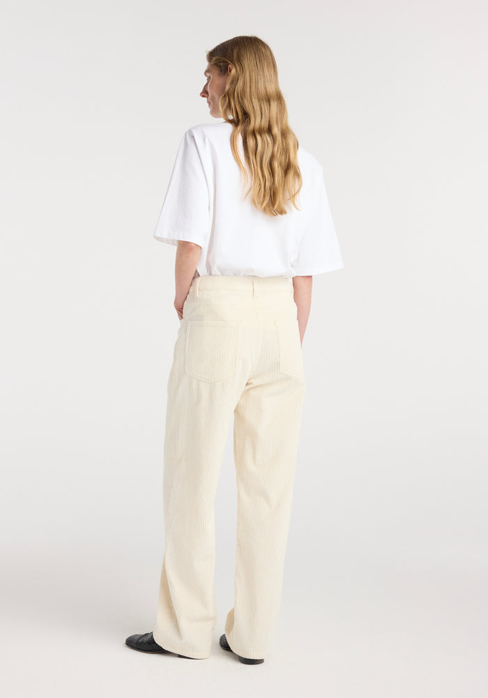 Bruun - Signature baggy corduroy | winter white