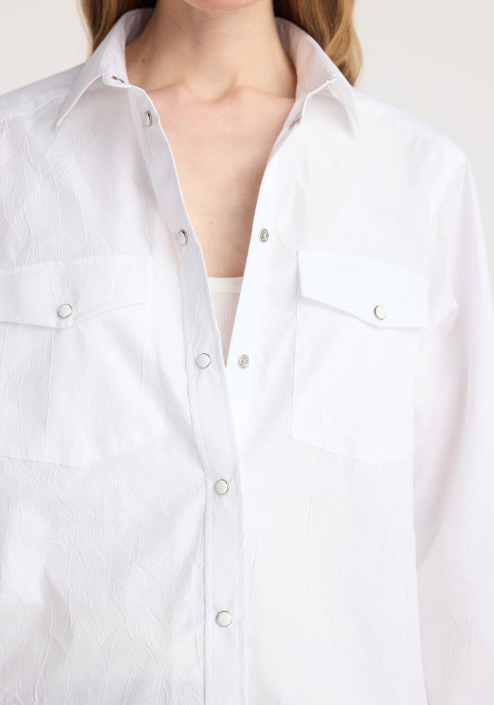 Western shirt | optic white