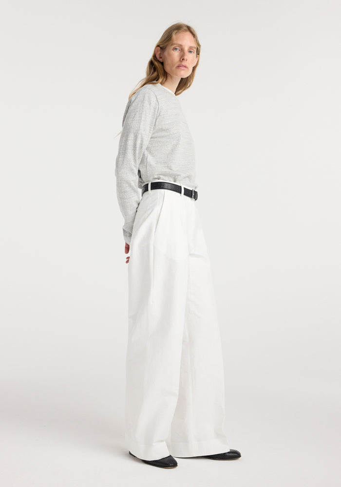 Classic loose fit chino | optic white