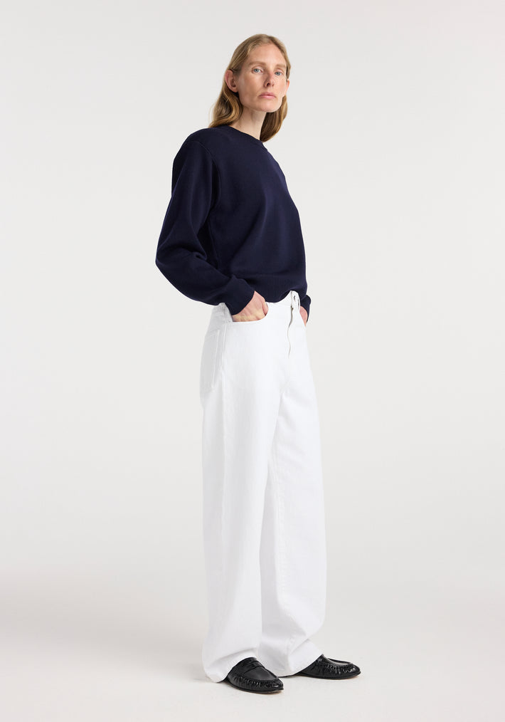 Bruun - Signature baggy denim | optic white