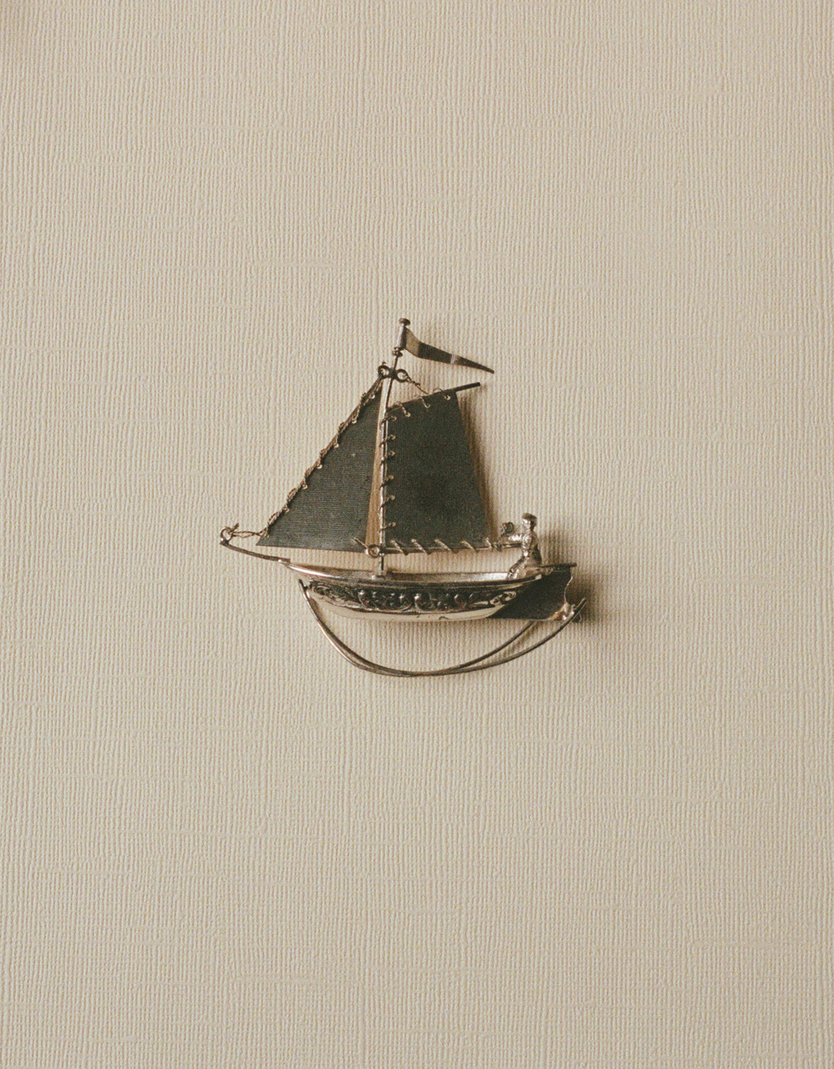 Dutch Silver Miniatures, Sailboat | silver