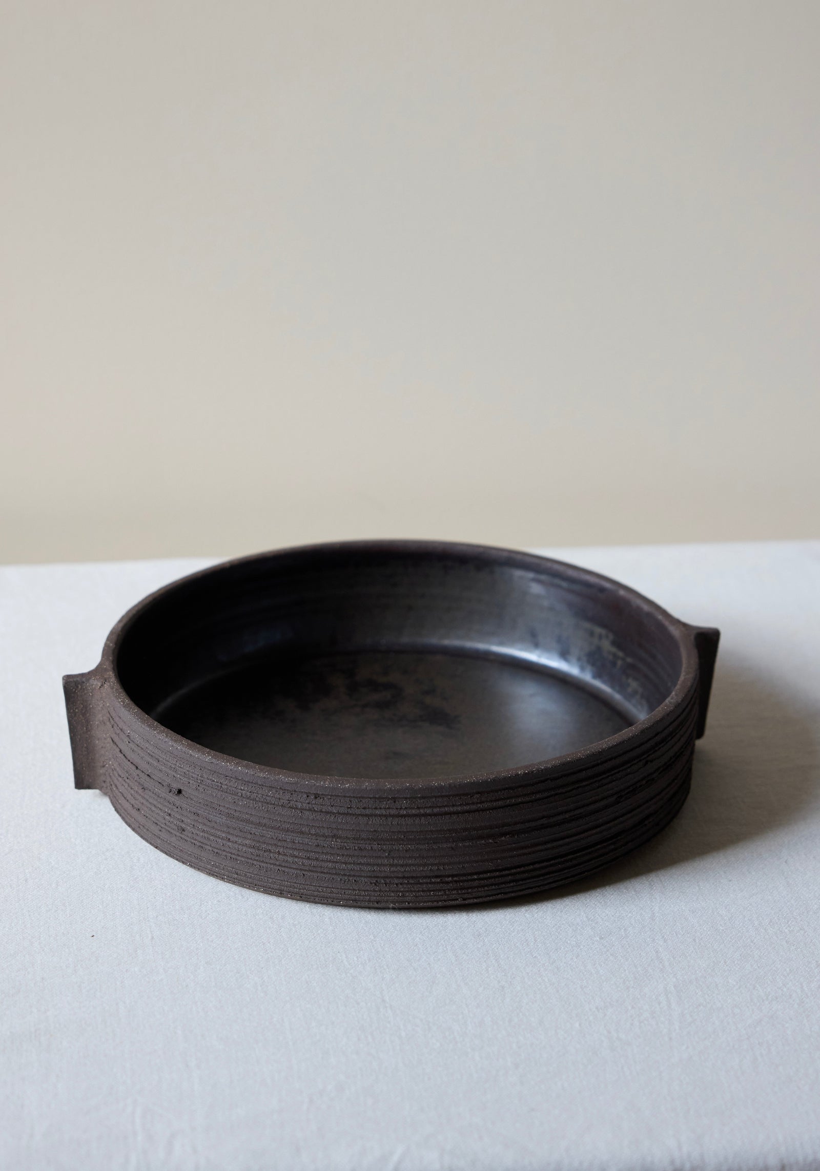 Carved Ceramic Serving Plate | soil