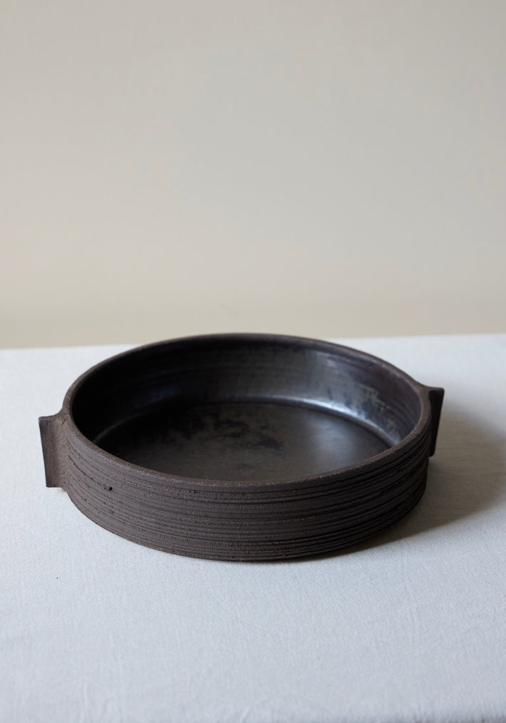 Carved Ceramic Serving Plate | soil