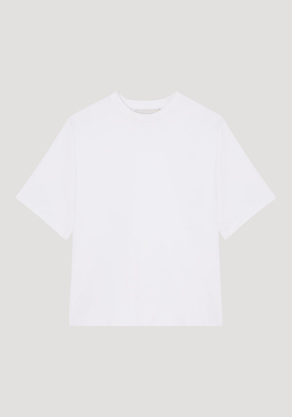 Oversized cotton t-shirt | optic white