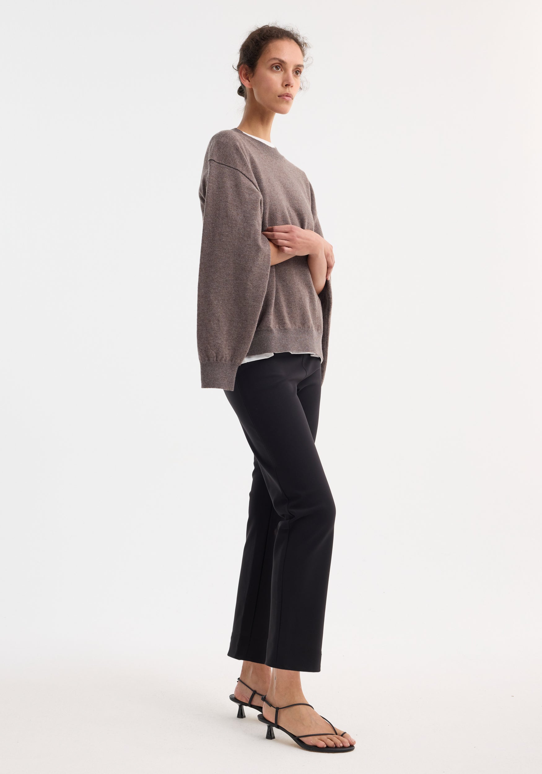 Cigarette scuba trousers | black