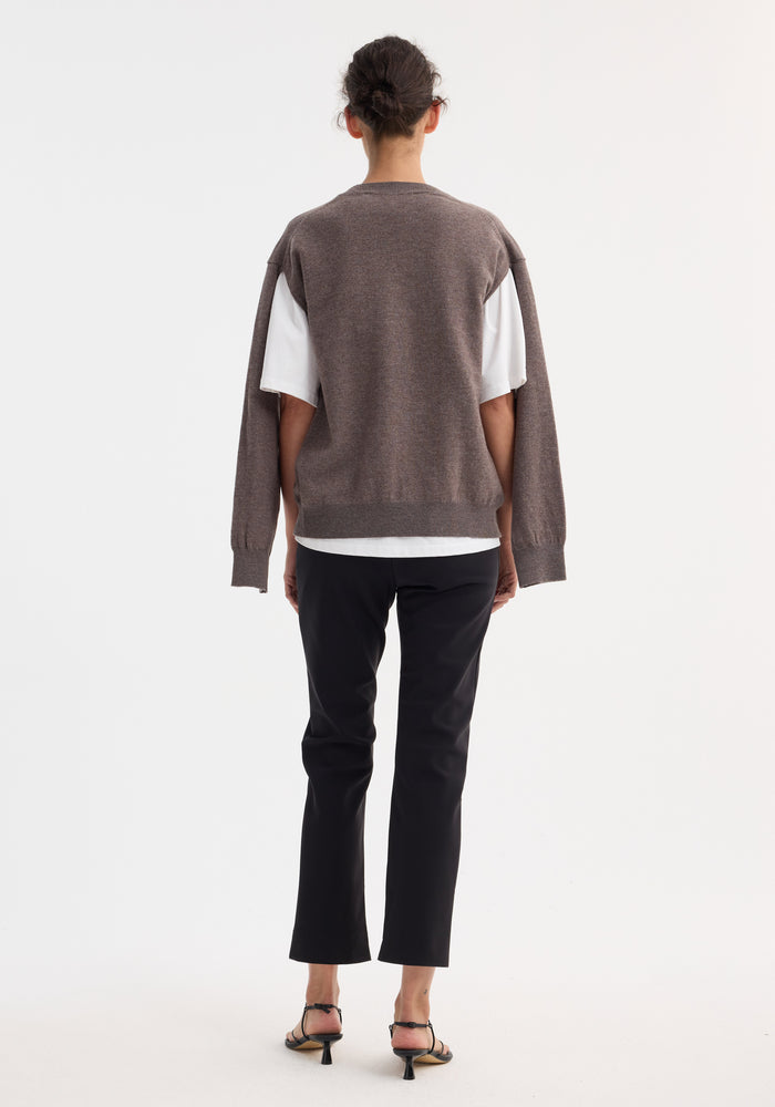 Cigarette scuba trousers | black