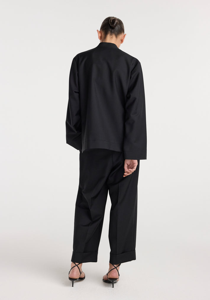Pankou closure jacket | black