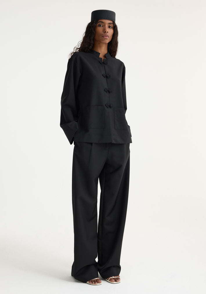 Mandarin jacket | black