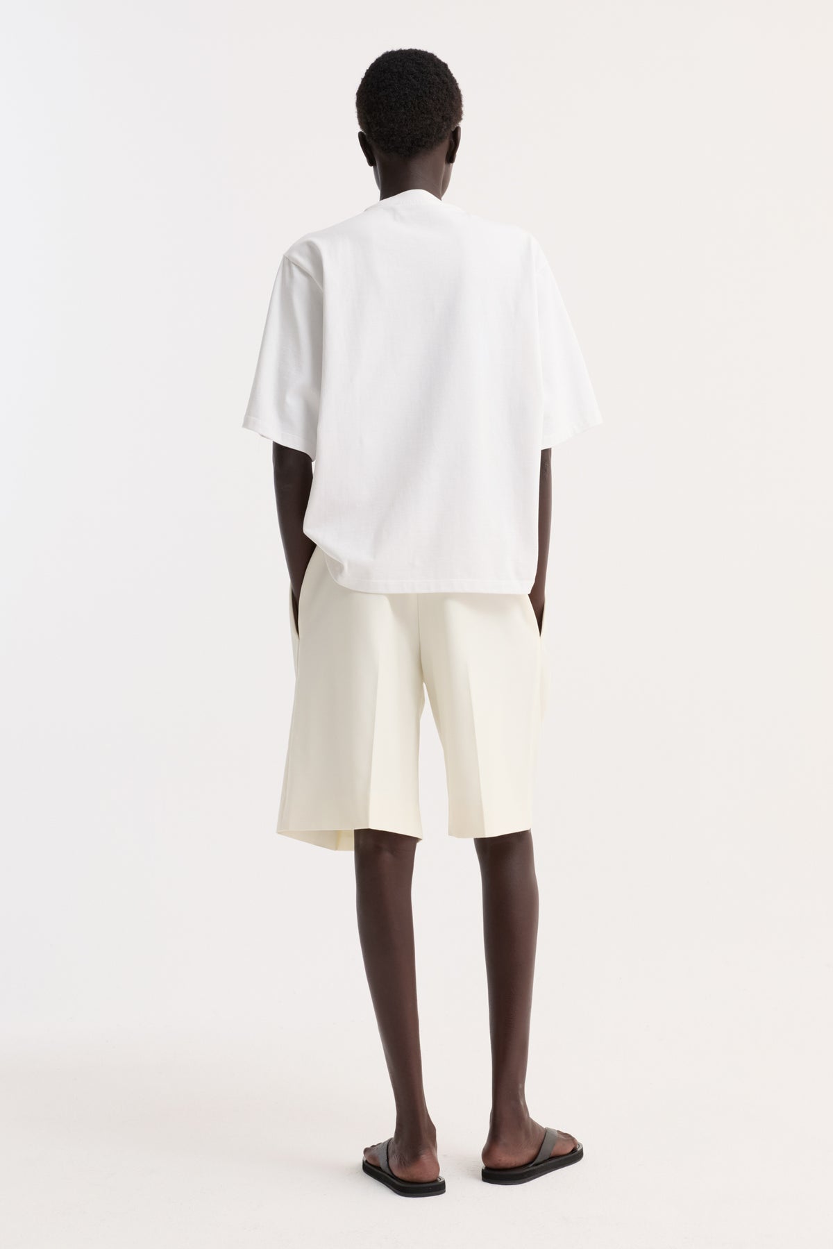 Oversized cotton t-shirt | optic white