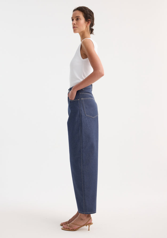 Barrel leg raw denim | raw denim