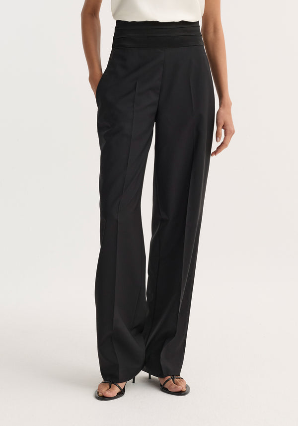 Cumberband trousers | black