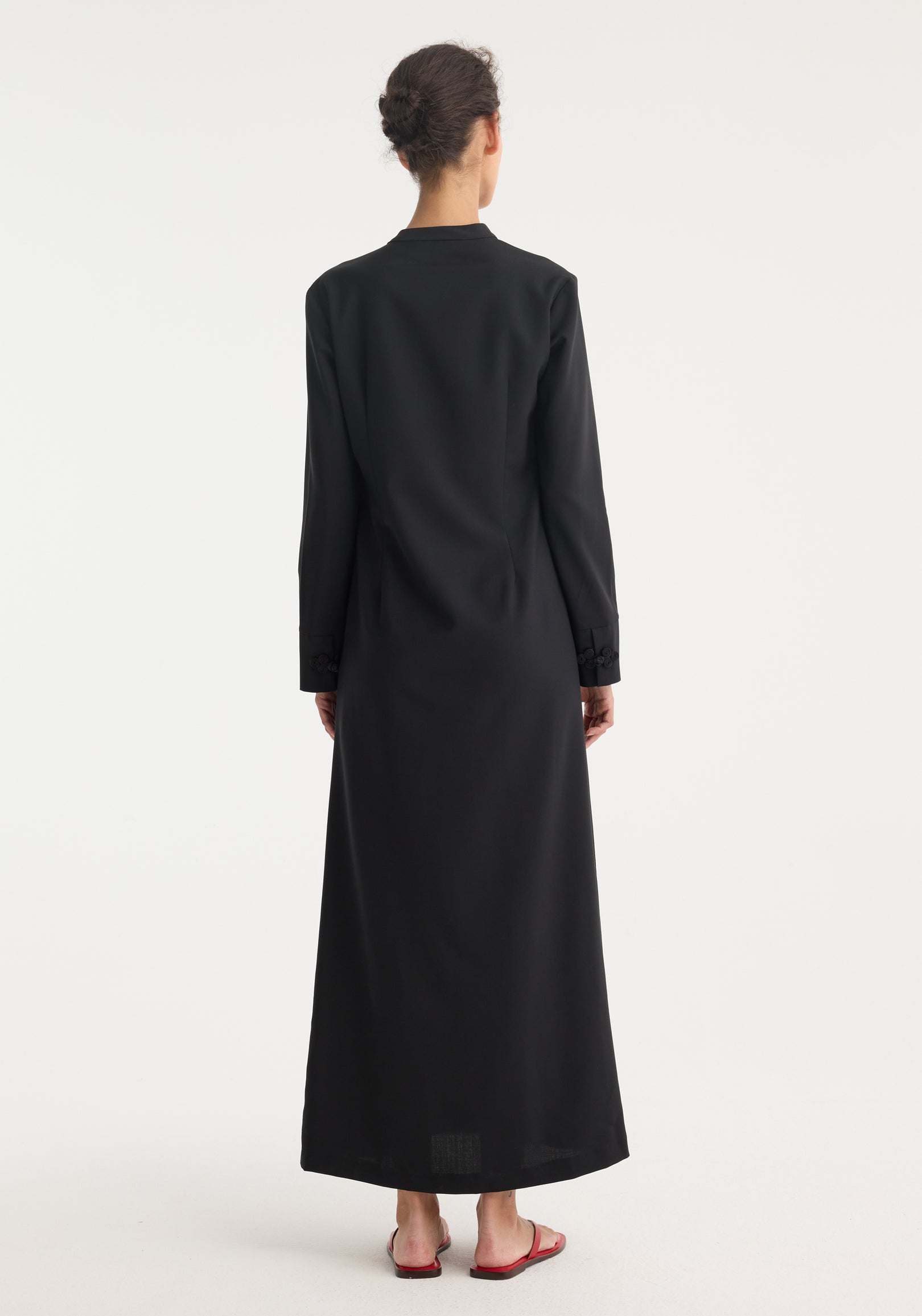 Pankou closure dress | black
