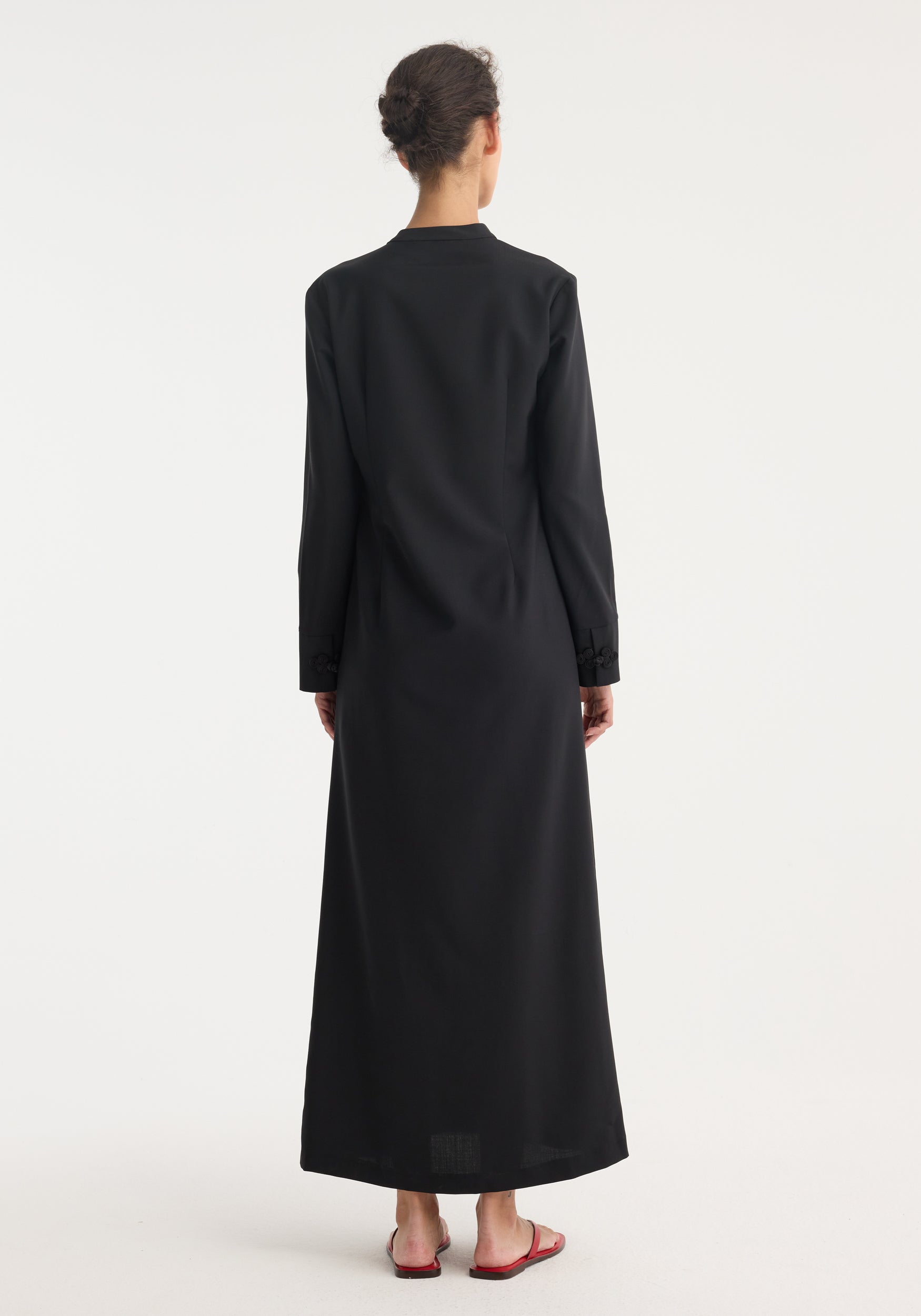 Pankou closure dress | black