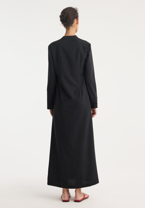 Pankou closure dress | black