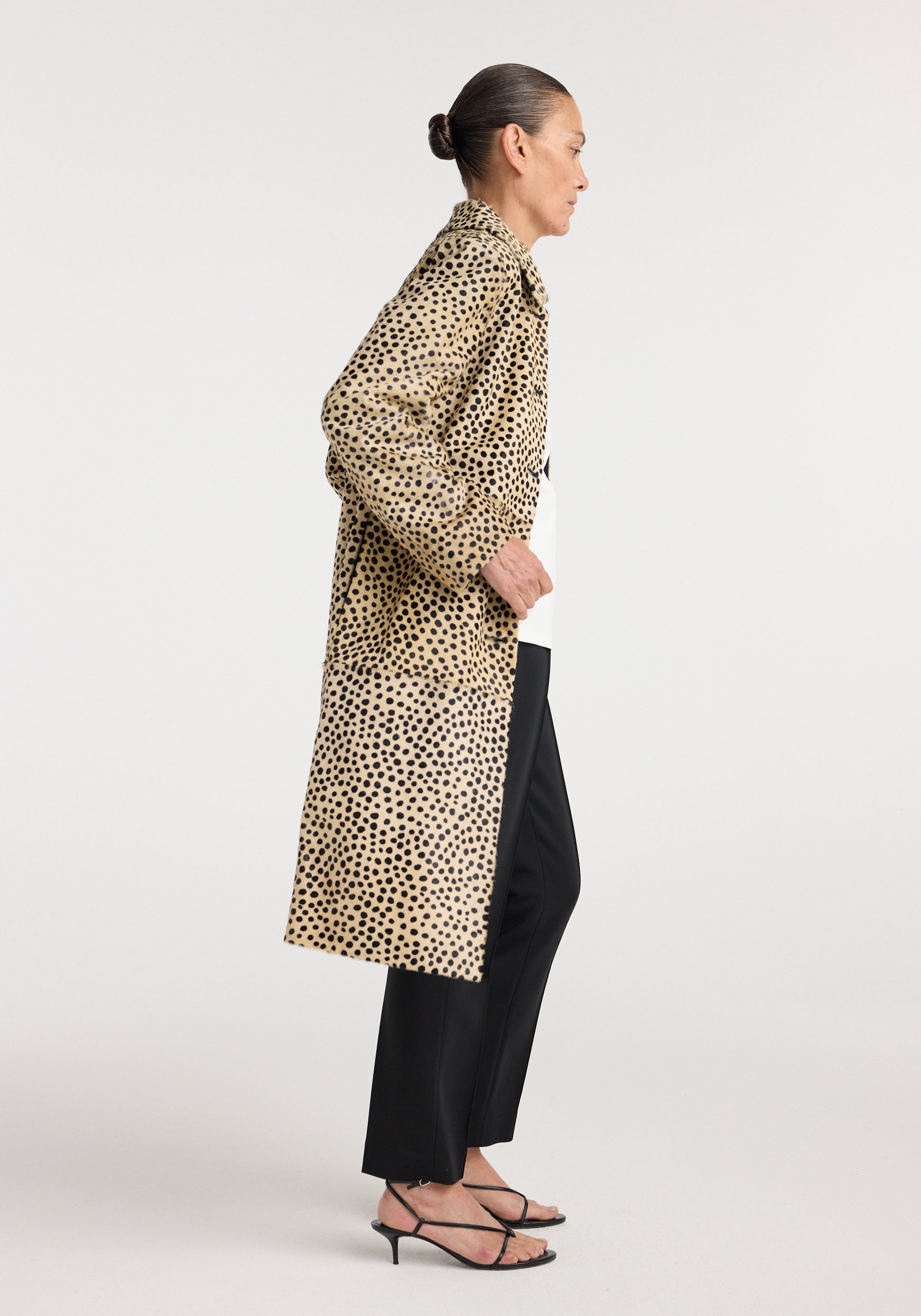 Pony hair coat | cheetah