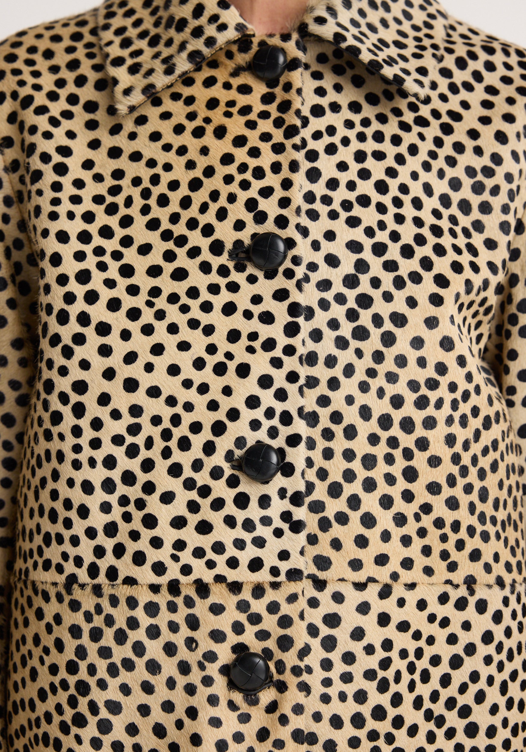 Pony hair coat | cheetah