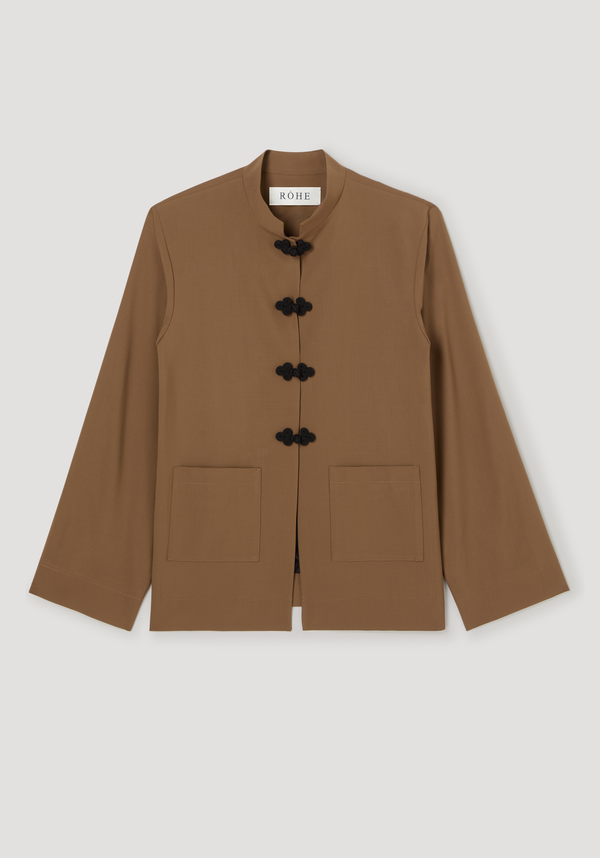 Pankou closure jacket | mocha