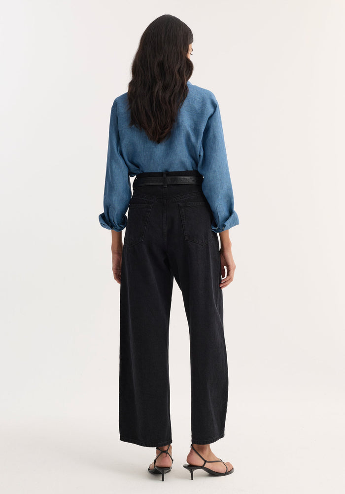 Classic chambray shirt | ocean blue