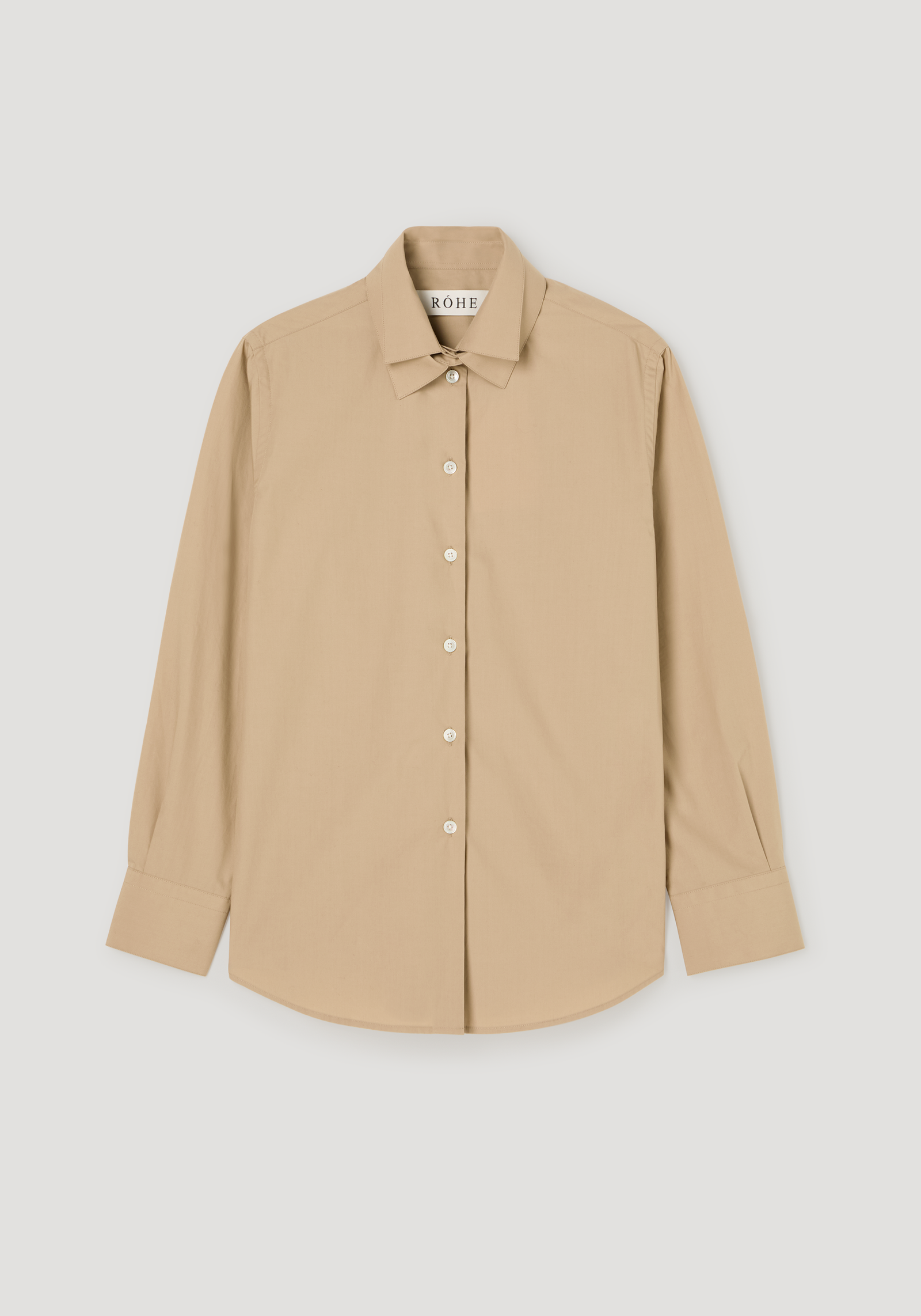 Double collar shirt | wheat