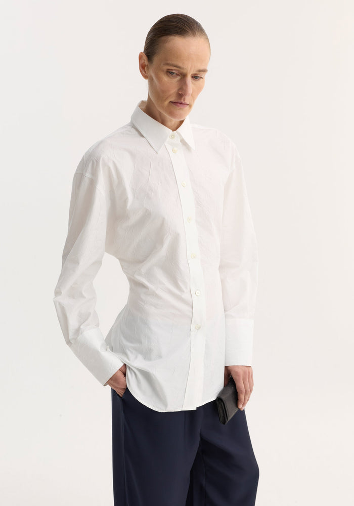 Shaped shirt | optic white