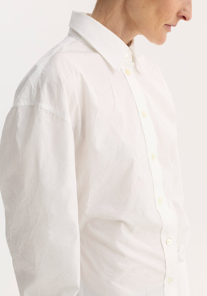 Shaped shirt | optic white