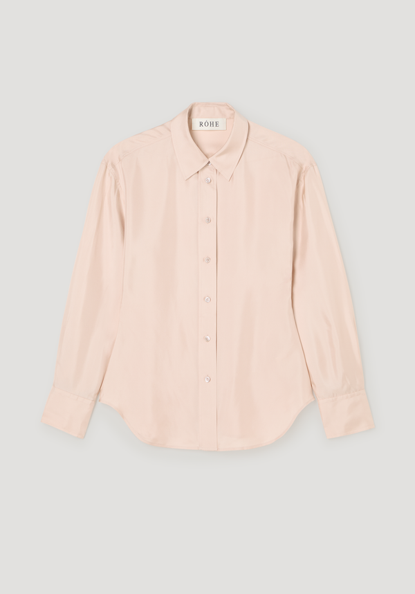 Silk shaped shirt | rose