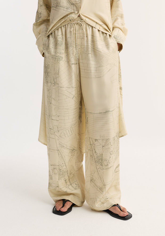 Wide leg silk trousers | Amsterdam