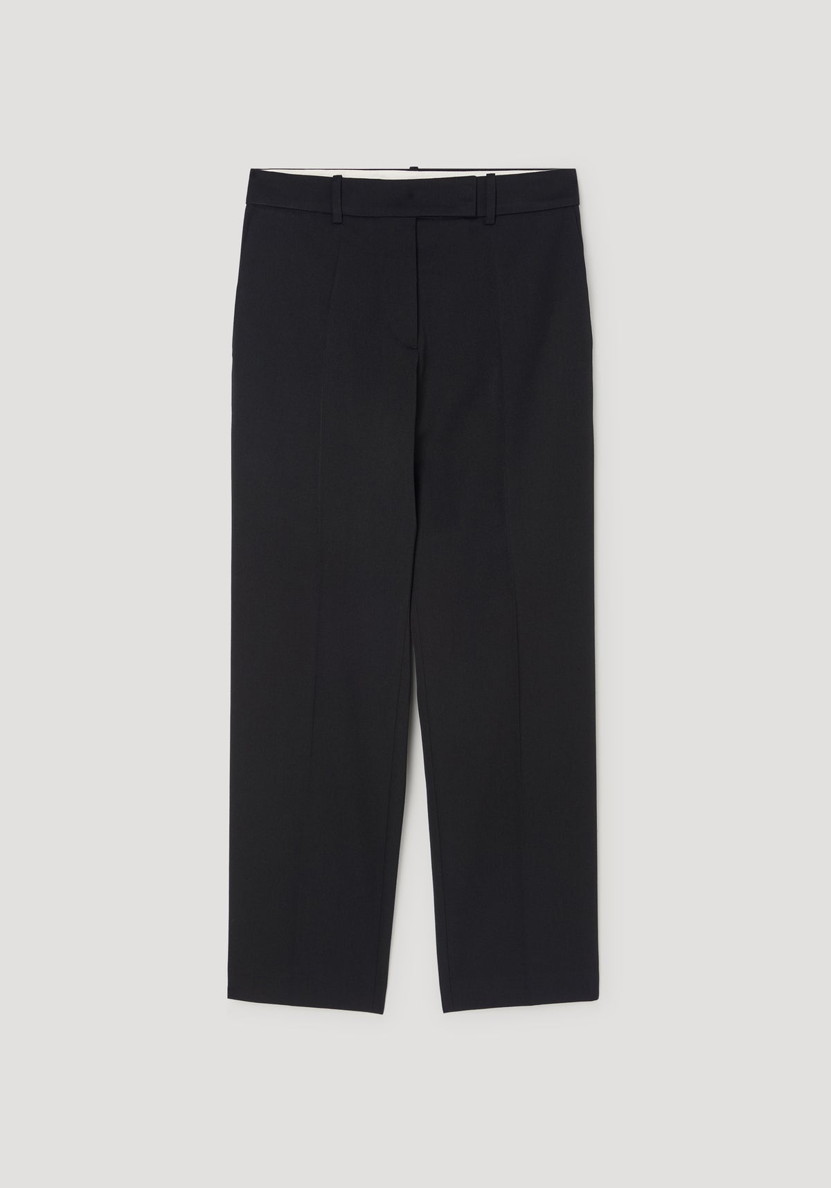 Mies - Cigarette leg tailored trousers | black