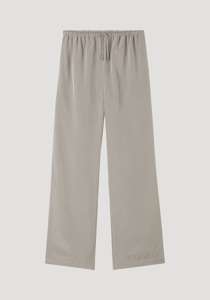 Relaxed fit trousers | light grey stripe