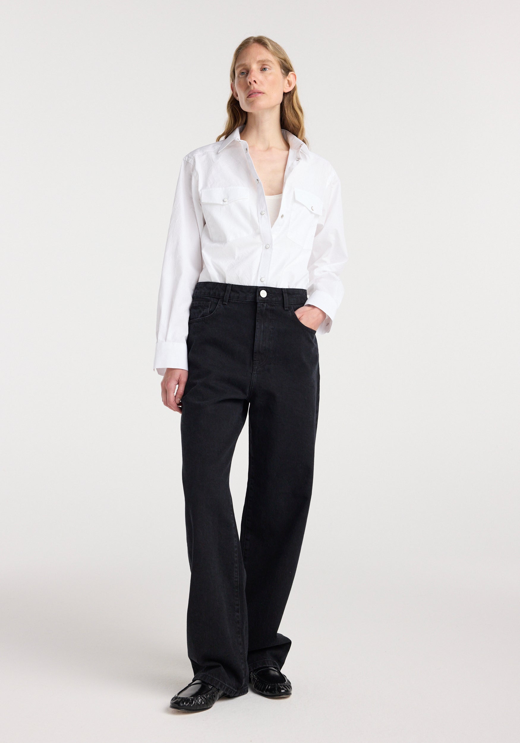Bruun - Signature baggy denim | black