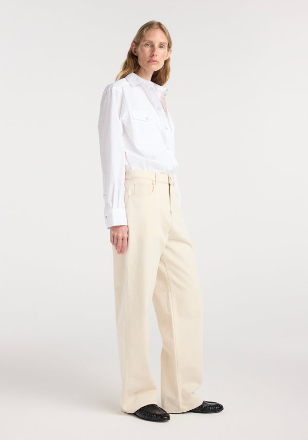 Bruun - Signature baggy denim | ecru