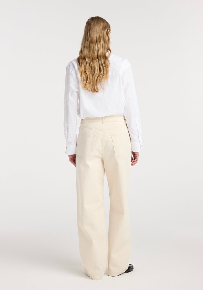 Bruun - Signature baggy denim | ecru