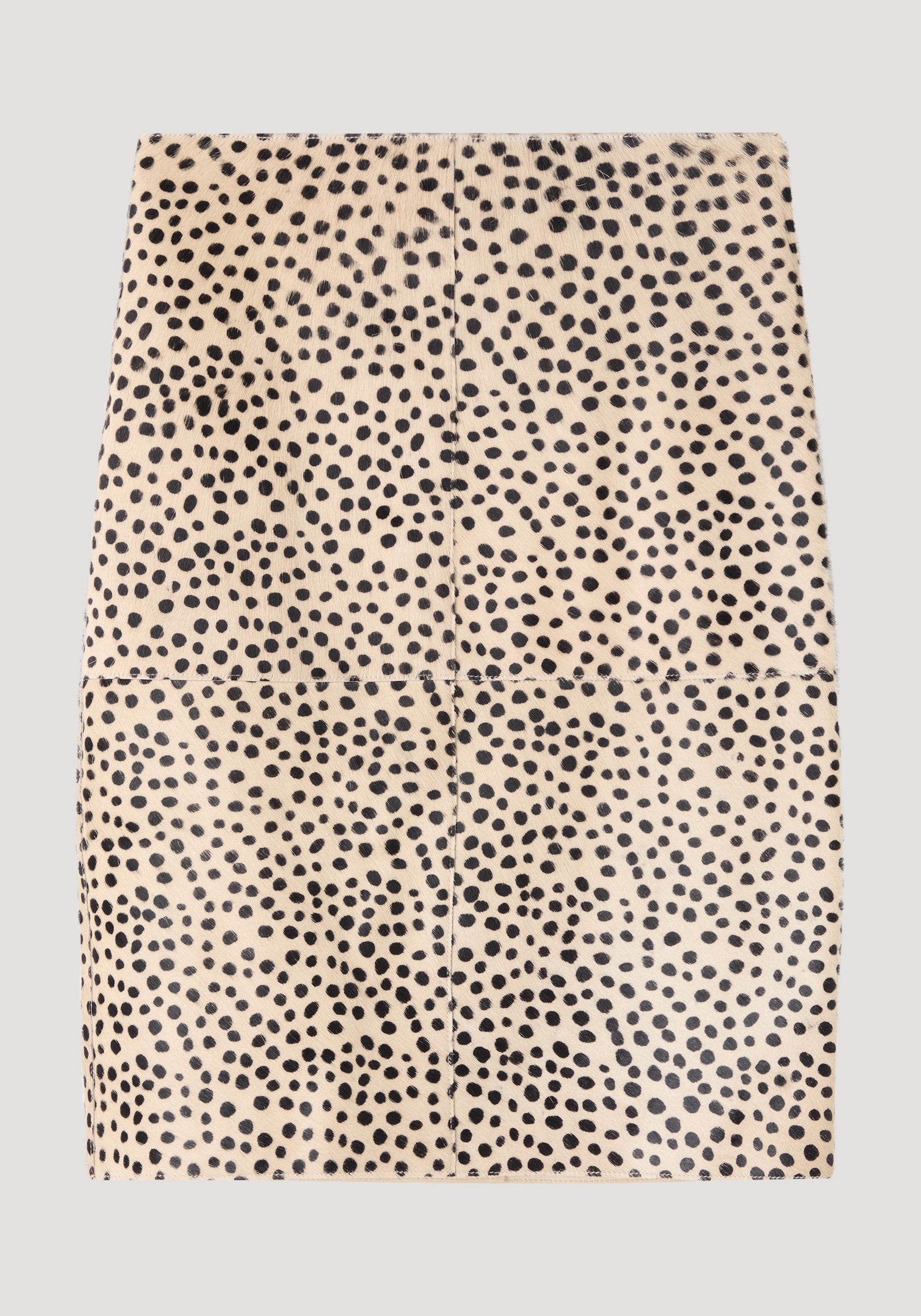 Pony hair pencil skirt | cheetah